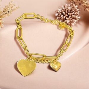 BRACCIALE CUORE DORATI