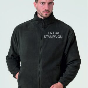 PILE UOMO ZIP INTERA PERSONALIZZATO