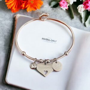 BRACCIALE CUORE MAMMA PERSONALIZZATO