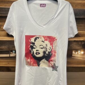 T-SHIRT MARILYN CON STRASS