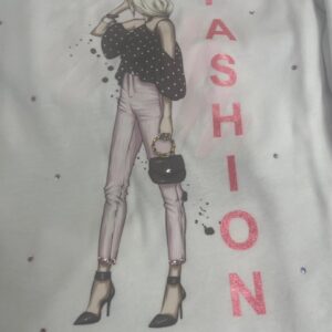 T-SHIRT FASHION DONNA CON STRASS