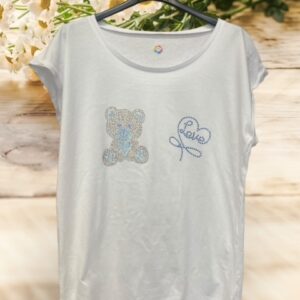 T-SHIRT ORSETTO LOVE 1 CON STRASS