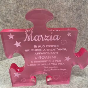 PUZZLE 40 ANNI PERSONALIZZATO