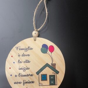 PALLINE DI NATALE IN LEGNO PERSONALIZZATE